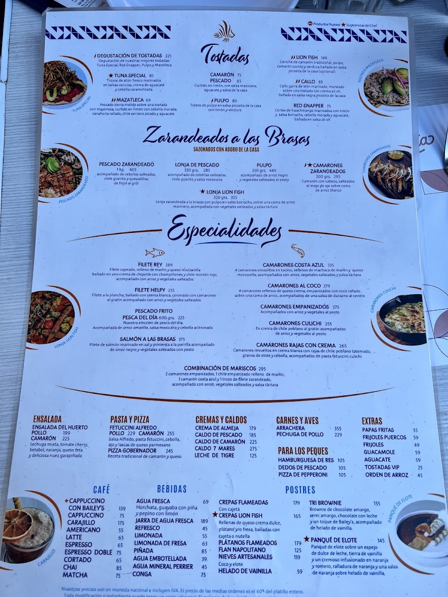 Lion Fish - La Terraza Menu - Image 4