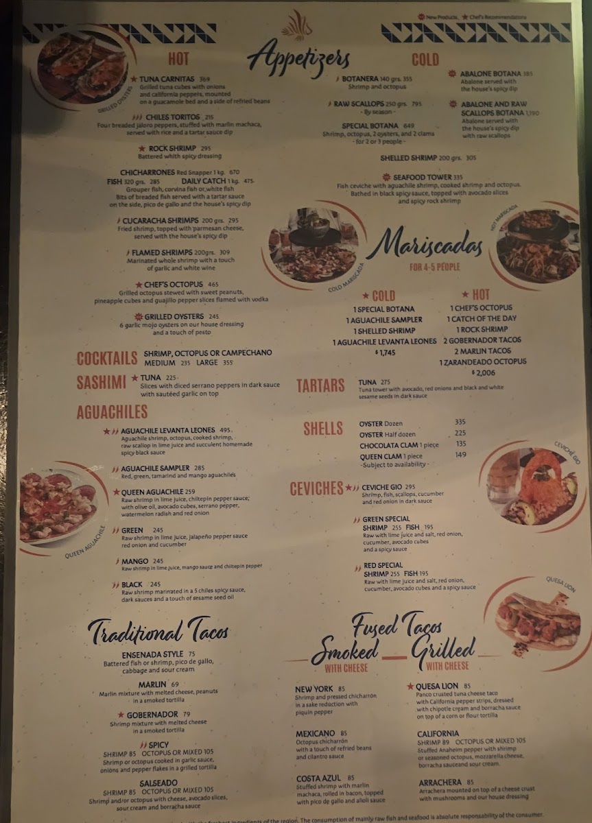 Lion Fish - La Terraza Menu - Image 6